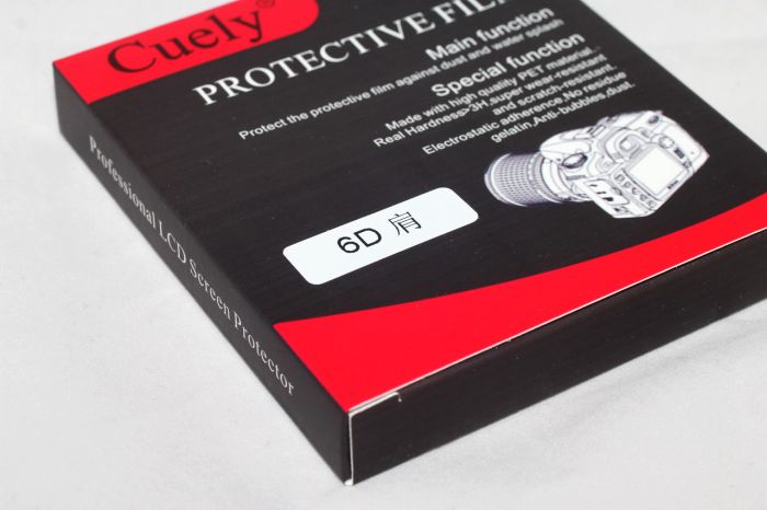 Захист основного LCD екрану та допоміжного Cuely для CANON 6D - НЕ ПЛІВКА