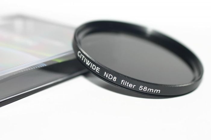 Нейтрально-сірий світлофільтр CITIWIDE 58 мм ND8