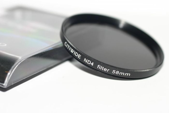 Нейтрально-сірий світлофільтр CITIWIDE 62 мм ND4