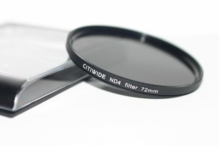 Нейтрально-сірий світлофільтр CITIWIDE 72 мм ND4