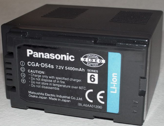 Акумулятор CGA-D54s (замінюємо з CGA-D54, VW-VBD55) для камер Panasonic