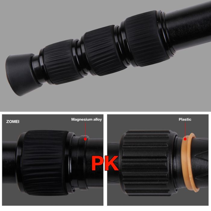 Штатив + монопод фірми ZOMEI для фотоапаратів - Z888 (Z818) зі штативною головкою