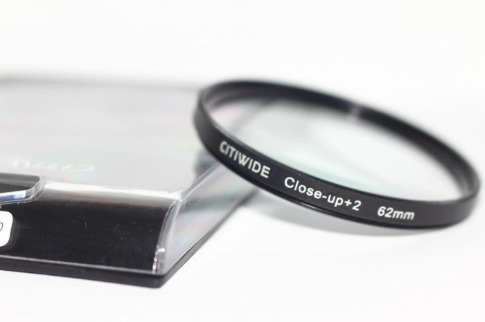 Світлофільтр - макрооб'єктив CLOSE UP +2 62mm "CITIWIDE"
