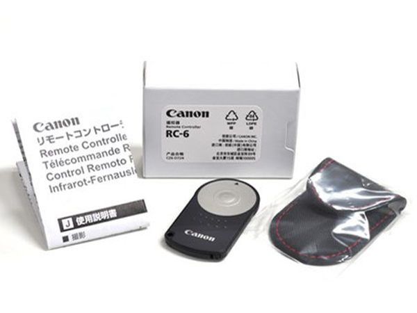 Інфрачервоний пульт дистанційного керування для фотоапаратів CANON - RC-6 з чохлом!