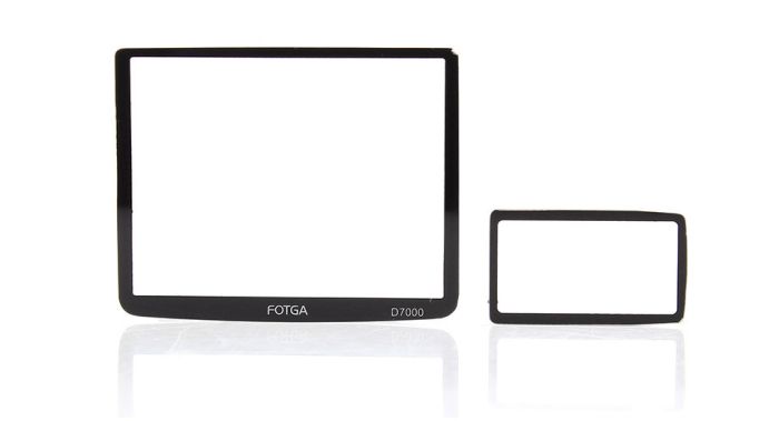Захист основного LCD екрану та допоміжного FOTGA для NIKON D7000 - НЕ ПЛІВКА