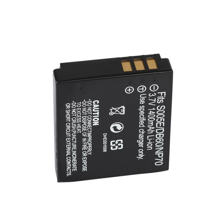 Акумулятор для камер FujiFilm NP-70 (DMW-BCC12, CGA-S005E, BP-DC4, D-LI106, DB-60, IA-BH125C - аналог 1400 ma