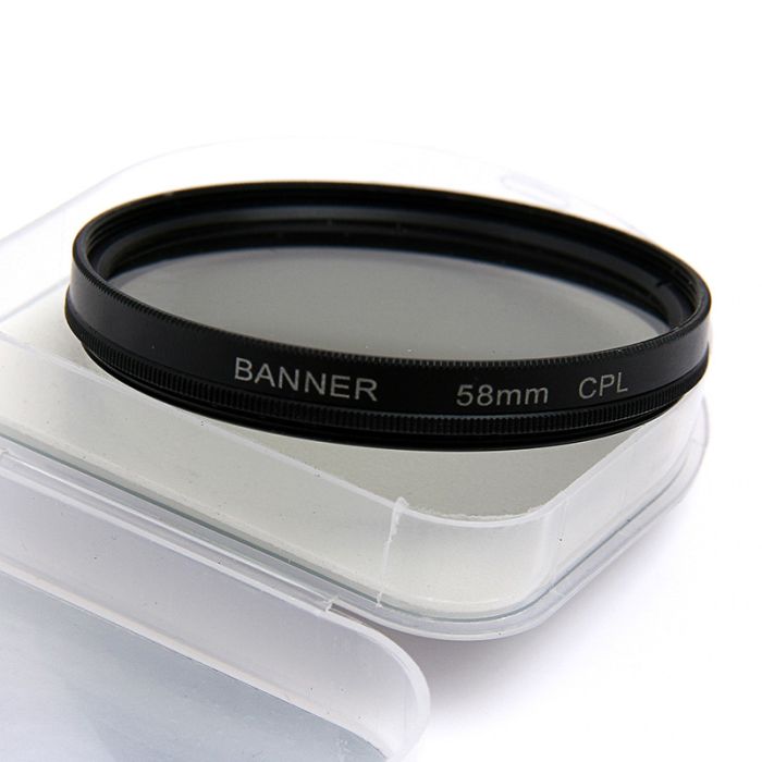 Поляризаційний світлофільтр Banner 58 мм CPL