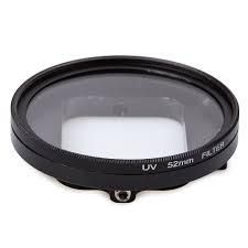 Адаптер + світлофільтр UV - 52 мм + кришка для GoPro Hero 5, 6, 7 (код № XTGP380)