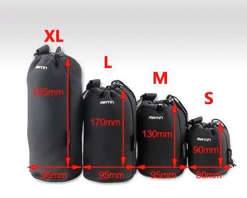 Неопреновий захисний чохол для об'єктивів, розмір – 95 х 130 – новий!