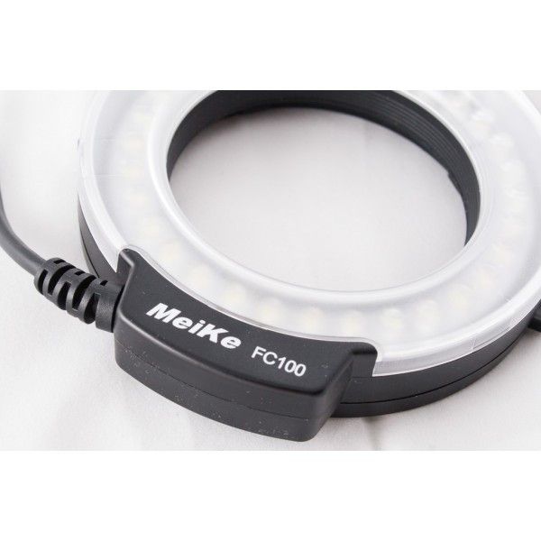 Кільцевий LED макроспалах MeiKe FC-100 (FC100) для камер CANON
