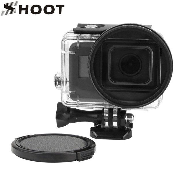 Адаптер + світлофільтр UV - 58 мм + кришка для аквабоксу GoPro Hero 5, 6, 7 (код № XTGP383)