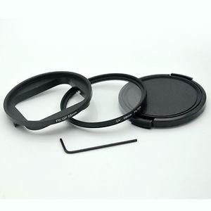 Адаптер + світлофільтр UV - 58 мм + кришка для аквабоксу GoPro Hero 5, 6, 7 (код № XTGP383)