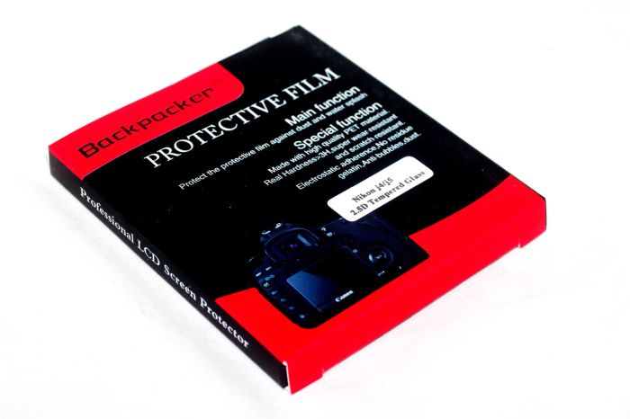 Захист LCD екрану Backpacker для Nikon 1 J5, 1 J4 - загартоване скло