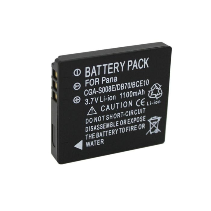 Акумулятор для камер Leica DMW-BCE10 (аналог BP-DC6, BP-DC6-J, BP-DC6-U, DB-70) - аналог 1100 ма