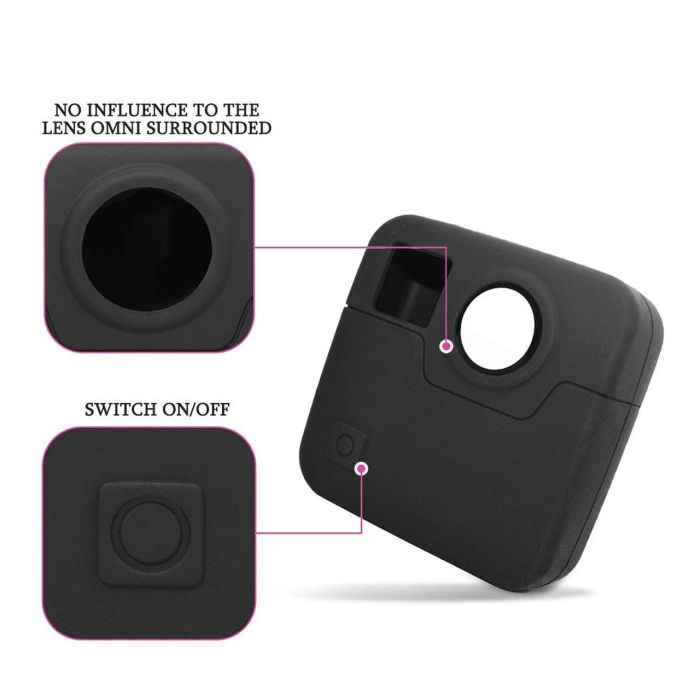 Силіконовий чохол, футляр екшн камер GoPro Fusion - чорний (код № XTGP465)