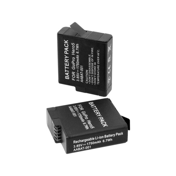 Акумулятор AABAT-001 - аналог на 1750 ma для GoPro Hero 5, 6, 7