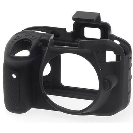 Захисний силіконовий чохол для фотоапаратів Nikon D3300, D3400 - чорний