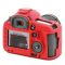 Захисний силіконовий чохол для фотоапаратів Canon EOS 5D Mark III, 5Ds, 5Dr - червоний