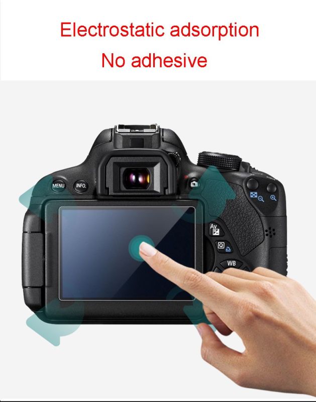 Захист основного та допоміжного LCD екрану ZOMEI для Canon 5D Mark IV - загартоване скло