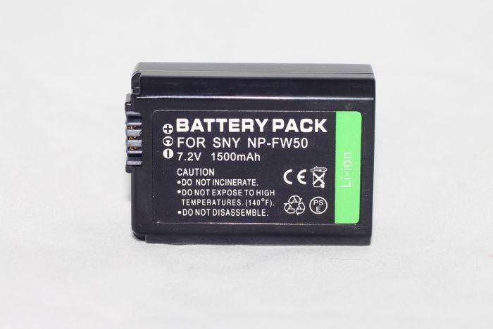 Акумулятор NP-FW50 для камер Sony NEX-3 NEX-5 SLT-A33 SLT-A37 SLT-A35 SLT-A55 A5000 A5100