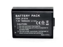 Акумулятор для фотоапаратів CANON 1500D, 2000D, 4000D - LP-E10 - аналог на 1020 ма