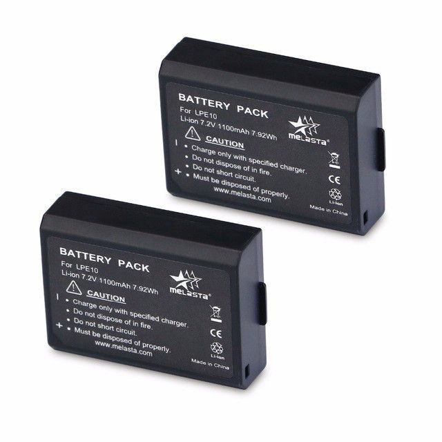 Акумулятор для фотоапаратів CANON 1500D, 2000D, 4000D - LP-E10 - аналог на 1100 ma