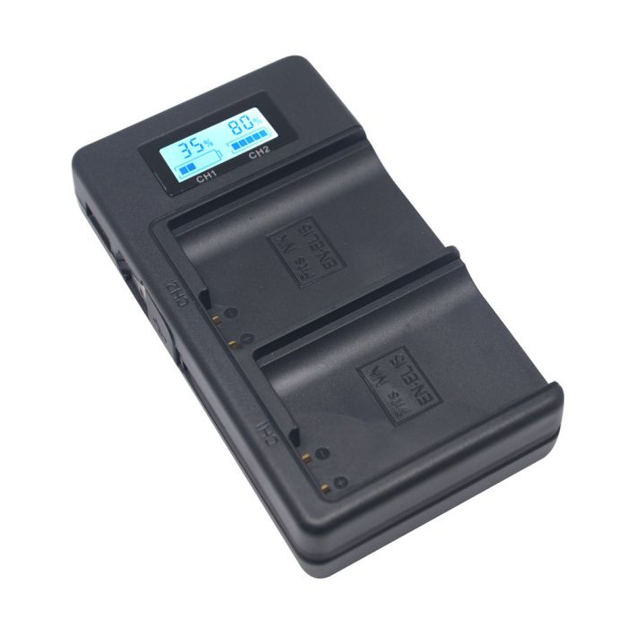 Зарядний пристрій Mcoplus DH-E8 з USB для 2-х акумуляторів Canon LP-E8