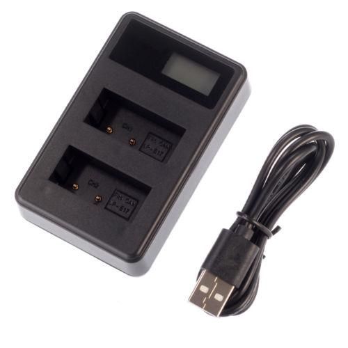 Зарядний пристрій LCD2-LPE17 з USB для 2-х акумуляторів Canon LP-E17