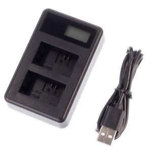 Зарядний пристрій LCD2-NPW126 з USB для 2-х акумуляторів FujiFilm NP-W126, NP-W126S