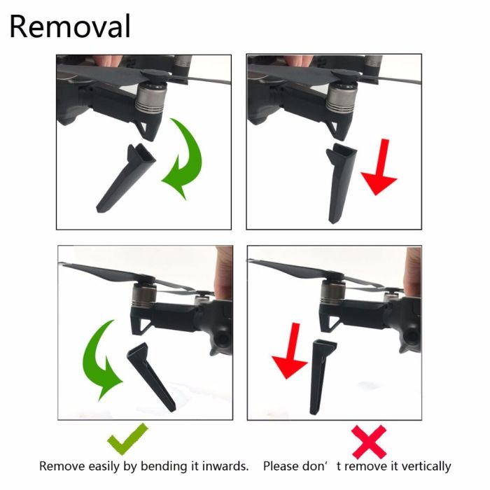 Шасі подовжені (35 мм) для DJI Mavic Air (код XT-499)