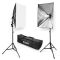 Комплект світла ESDDI PS025 (2 x софтбокс, 2 x стійки, 2 лампи - сумка для перенесення)