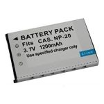 Акумулятор NP-20 (NP-20DBA, CNP-20) для фотоапаратів CASIO - аналог 1200 ма