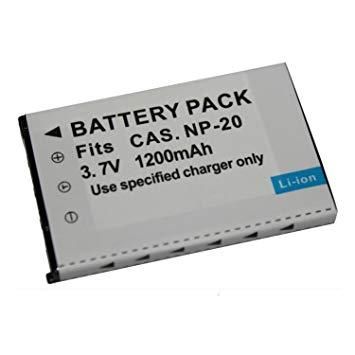 Акумулятор NP-20 (NP-20DBA, CNP-20) для фотоапаратів CASIO - аналог 1200 ма