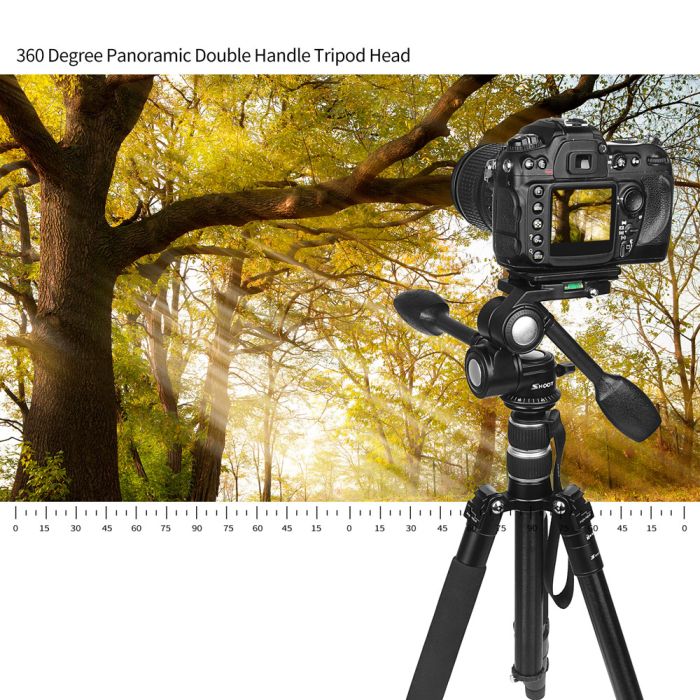 Трихосна штативна головка SHOOT - XT-446