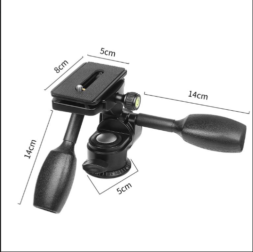 Трихосна штативна головка SHOOT - XT-446