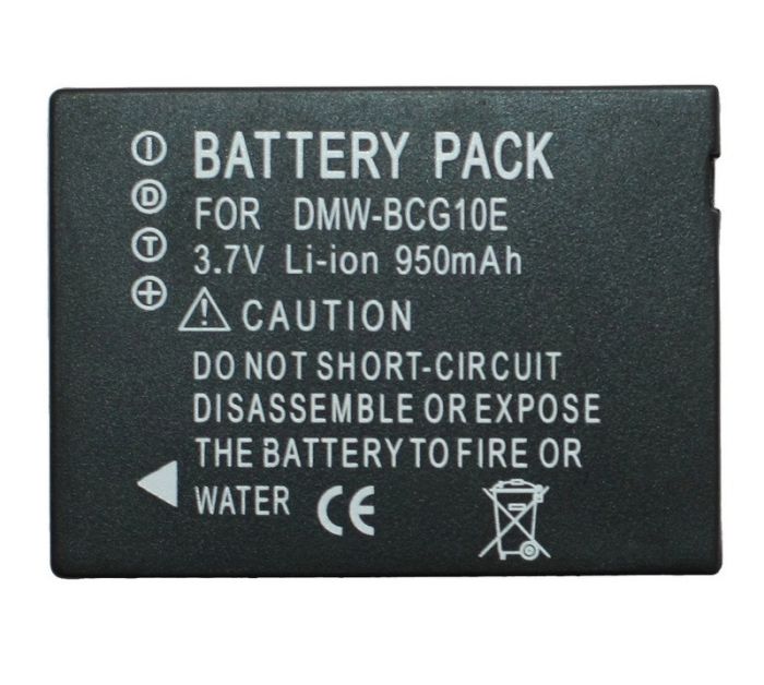 Акумулятор DMW-BCG10E (DMW-BCG10PP, DMW-BCG10) для камер Panasonic - аналог 950 ma