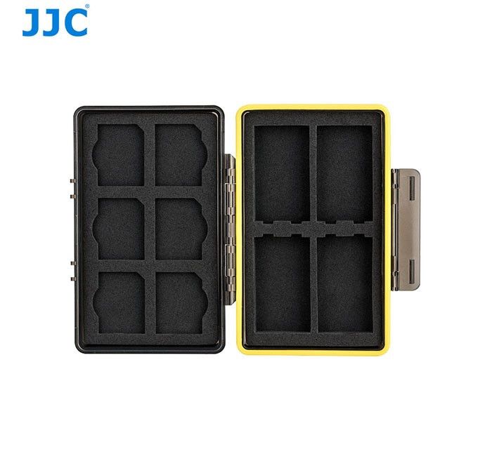 Водонепроникний захисний футляр для карт пам'яті та акумуляторів AA - JJC BC-3SD6AA