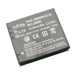 Акумулятор для камер Panasonic CGA-S005E (DMW-BCC12, NP-70, BP-DC4, D-LI106, DB-60, IA-BH125C - аналог 1150ma
