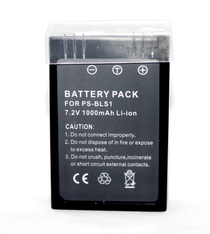 Акумулятор для фотоапаратів OLYMPUS - BLS-1 (PS-BLS1) - 1000 ma