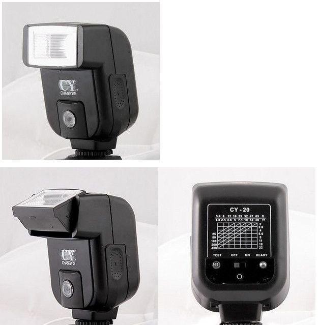 Компактний спалах для фотоапаратів CANON - YinYan CY-20