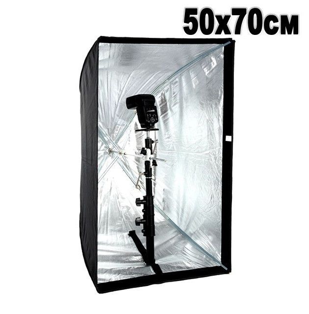 Софтбокс (softbox), розсіювач парасолькового типу 50 х 70 см