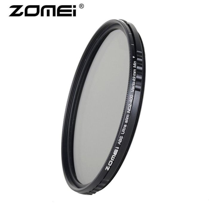Нейтрально-сірий світлофільтр ZOMEI зі змінною щільністю 72 мм ABS ULTRA SLIM ND2 - ND400