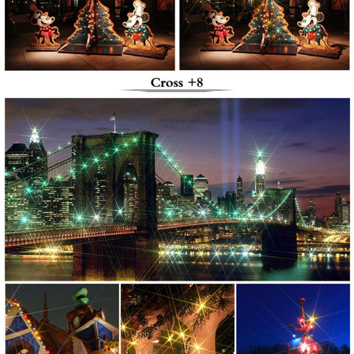 Зоряний (STAR-4), 4-х променевий світлофільтр ZOMEI 49 мм - скло