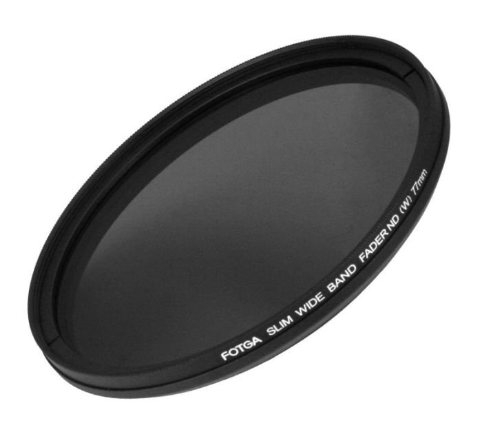 Нейтрально-сірий світлофільтр FOTGA із змінною щільністю 77 мм ND2 - ND400