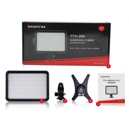 Накамерне світло TTV-204 (LED 204) - TRIOPO