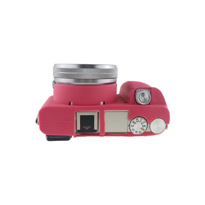 Захисний силіконовий чохол для фотоапаратів SONY A6000 - червоний