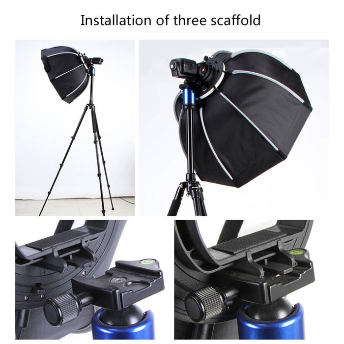 Софтбокс, розсіювач, дифузор, октобокс Triopo - KS-120 для накамерного спалаху - 120 см