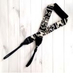 Плечовий шийний ремінь (універсальний) для всіх марок фотоапаратів (чорно-білий)