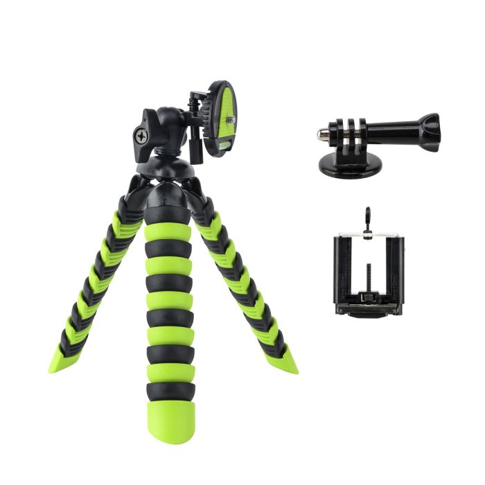 Гнучкий штатив - ITT 750 (висотою 30 см та максимальним навантаженням до 3 кг) - зелений