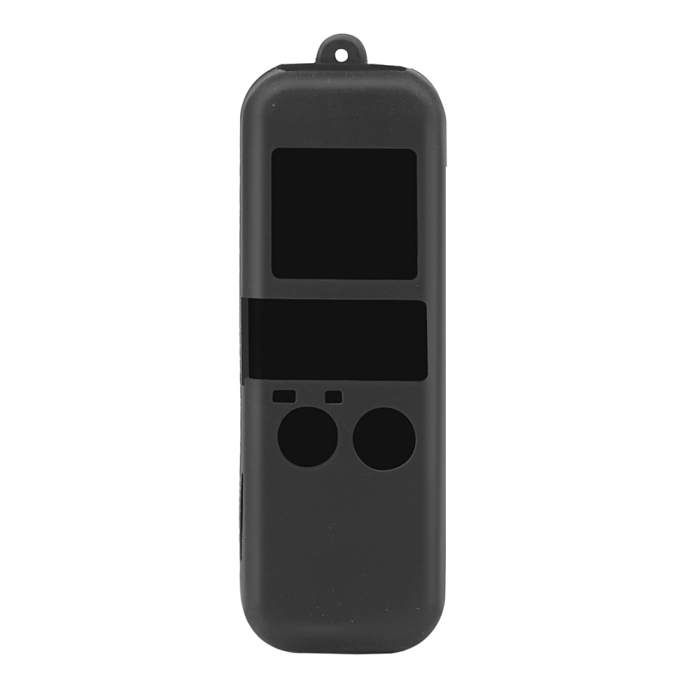 Силіконовий чохол для DJI Osmo Pocket з ремінцем - чорний (код XT-534)